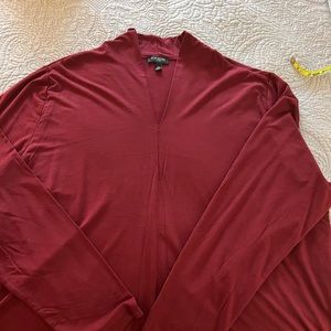 Talbots burgundy stretchy top